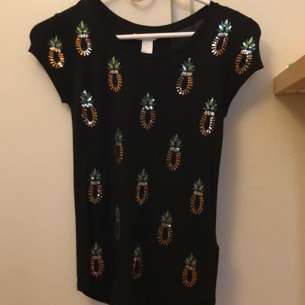Pineapple sequin shirt